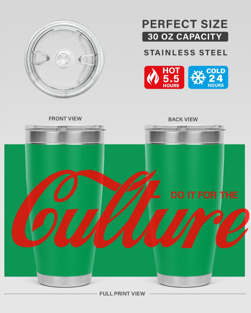 do it for the culture 171#- black words phrases- Cotton Tank