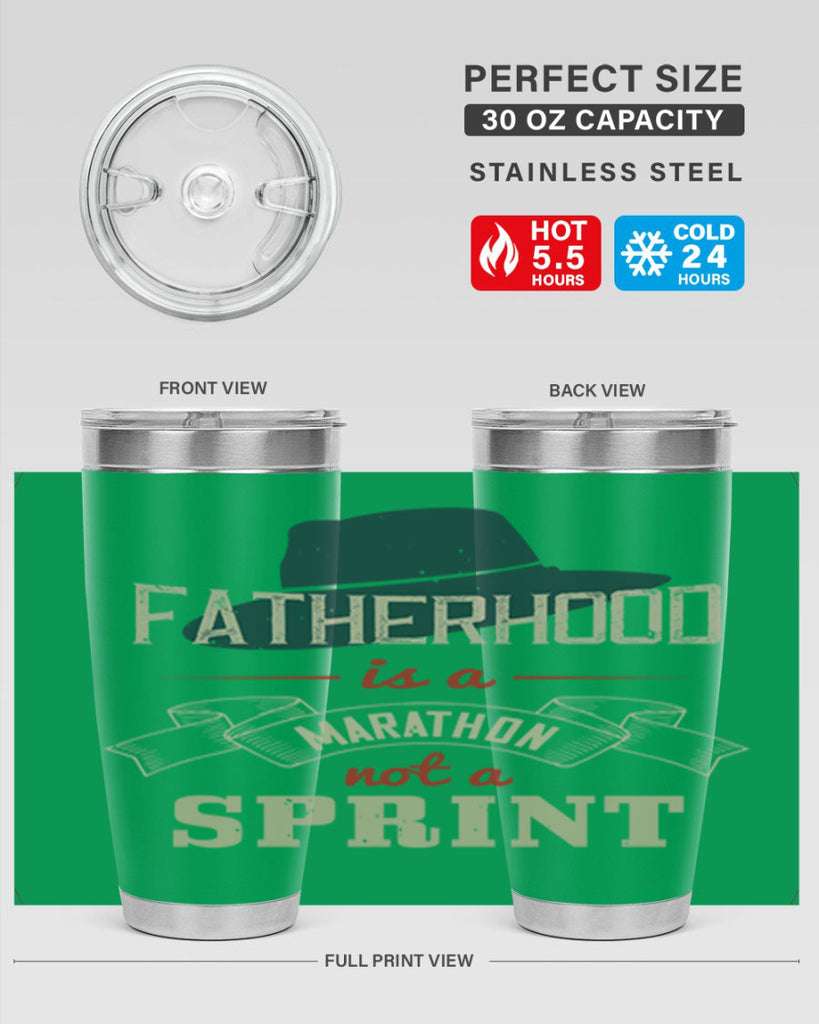 fatherhood is a marathon 227#- fathers day- Tumbler