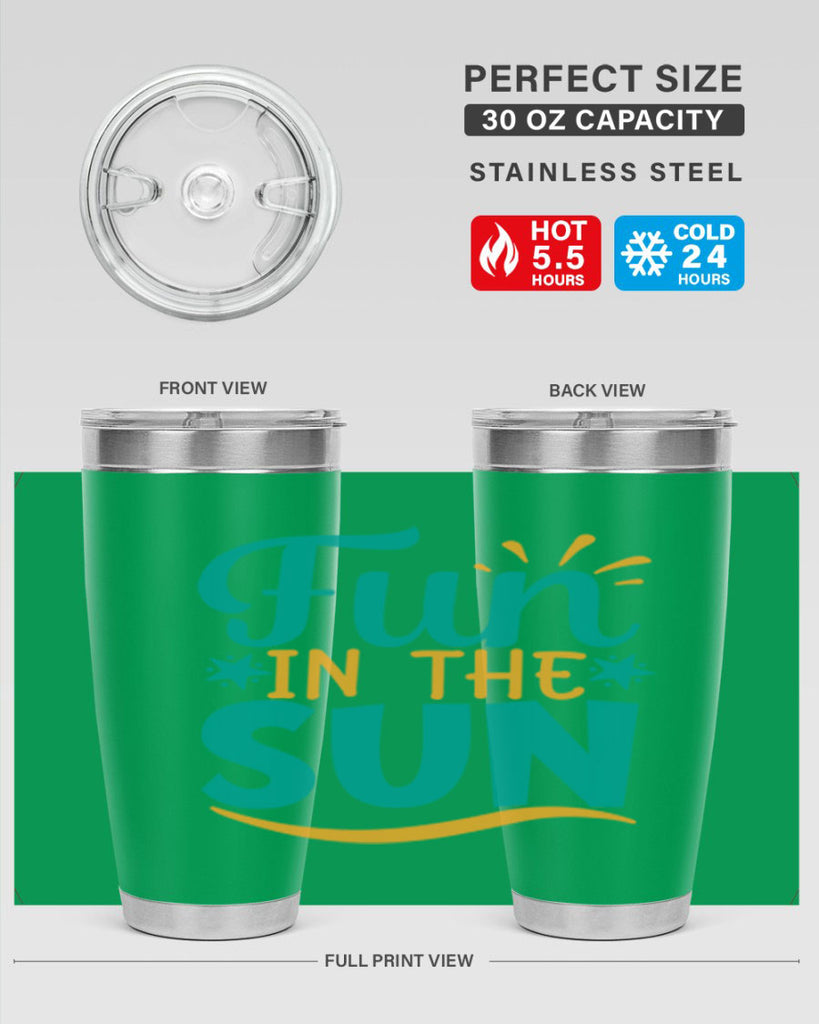 fun in the sun Style 103#- summer- Tumbler