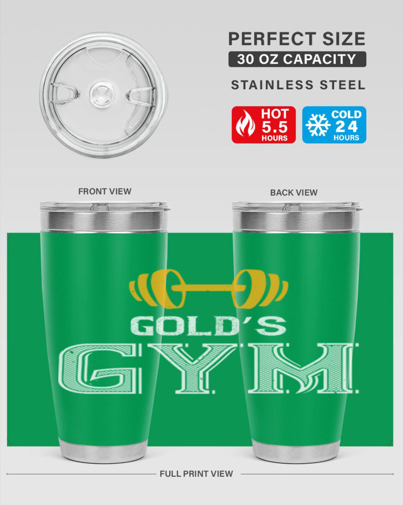 gold gym 101#- gym- Tumbler