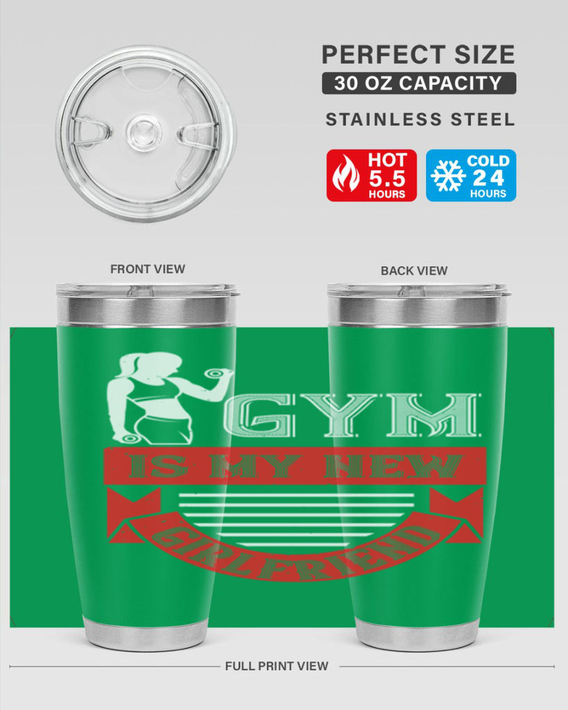 gym is my new girlfriend 97#- gym- Tumbler