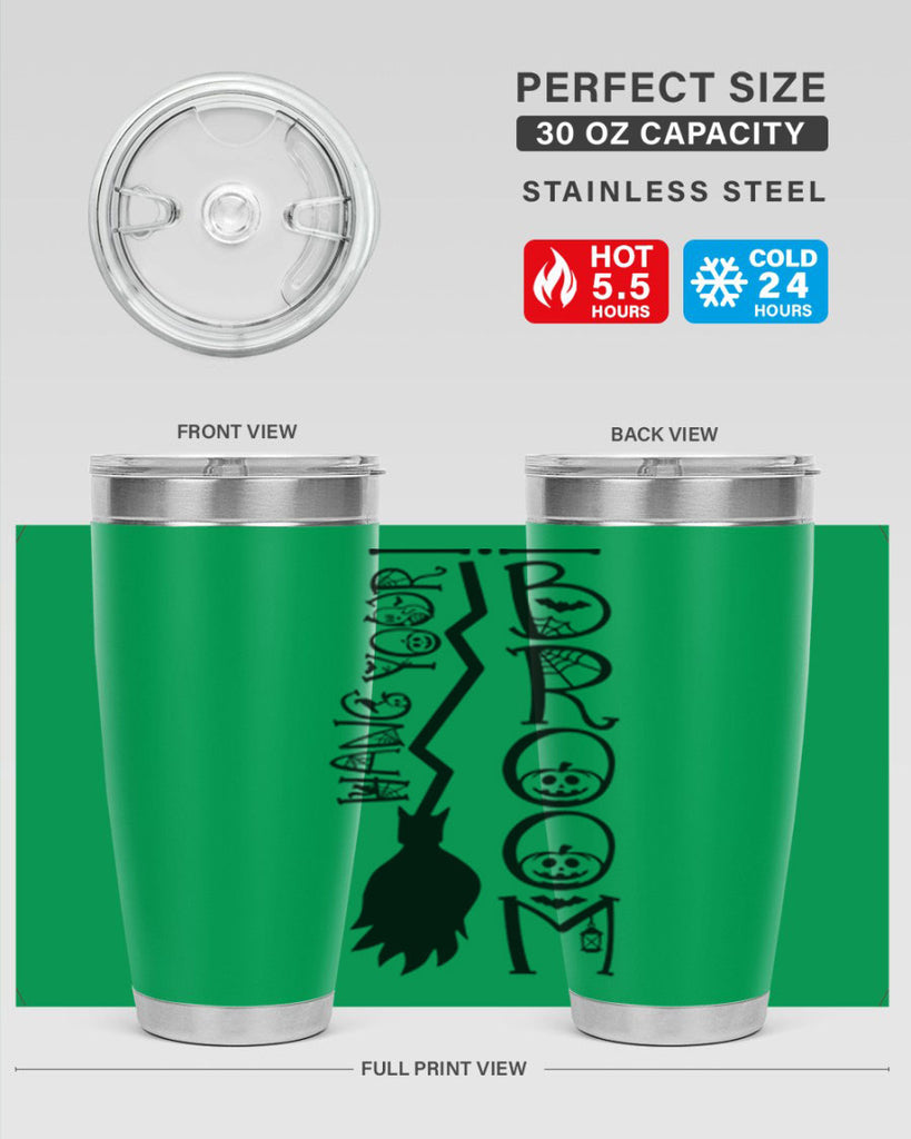 hang your broom 70#- halloween- Tumbler