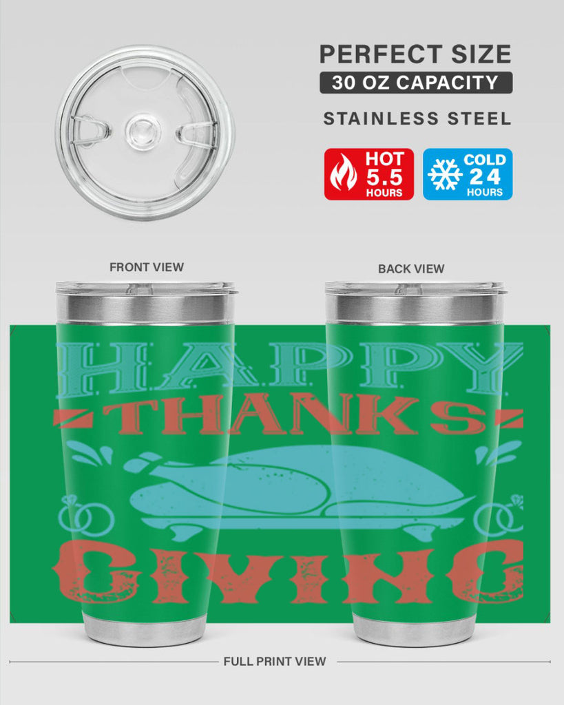 happy thanks giving 36#- thanksgiving- Tumbler