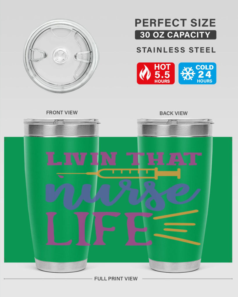 livin that nurse life Style Style 138#- nurse- tumbler