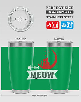 meow Style 70#- cat- Tumbler