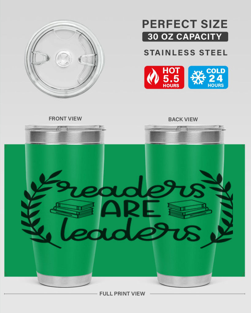 readers are leaders 33#- reading- Tumbler