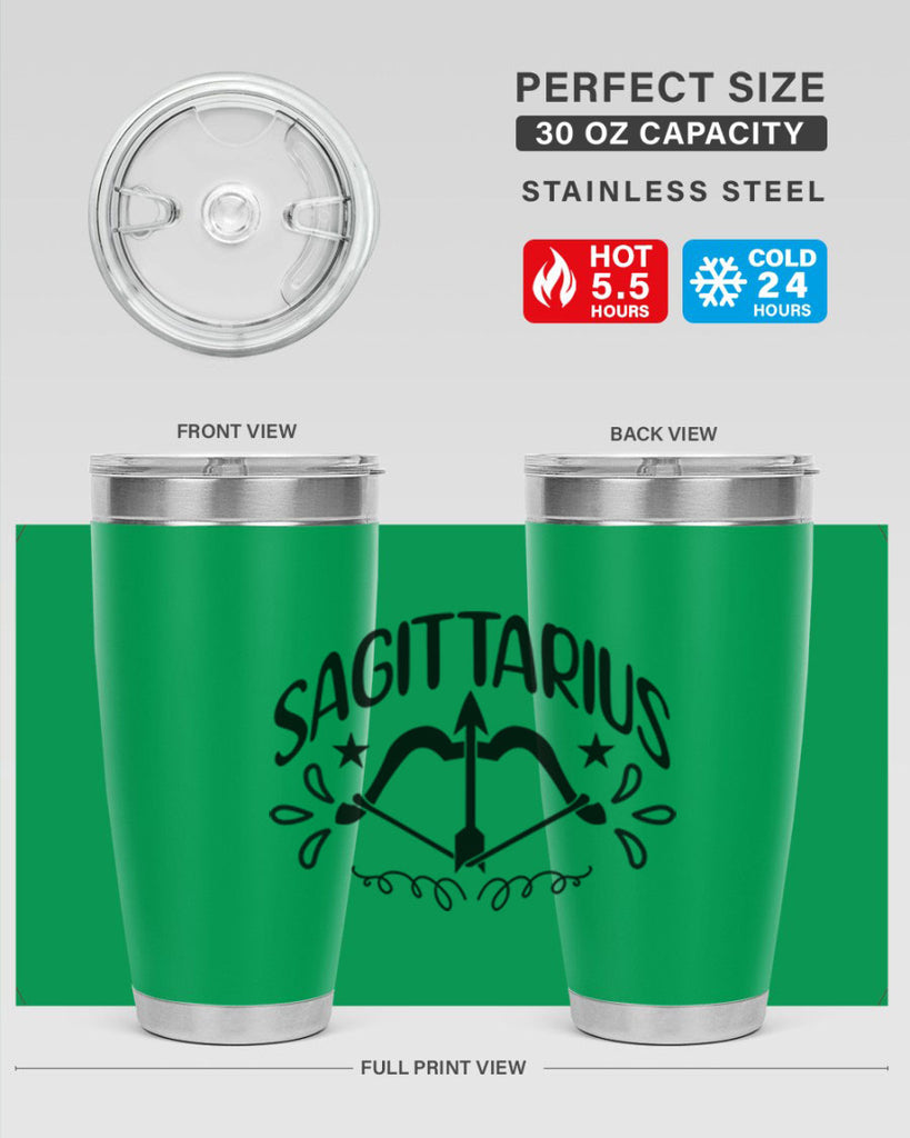 sagittarius 410#- zodiac- Tumbler