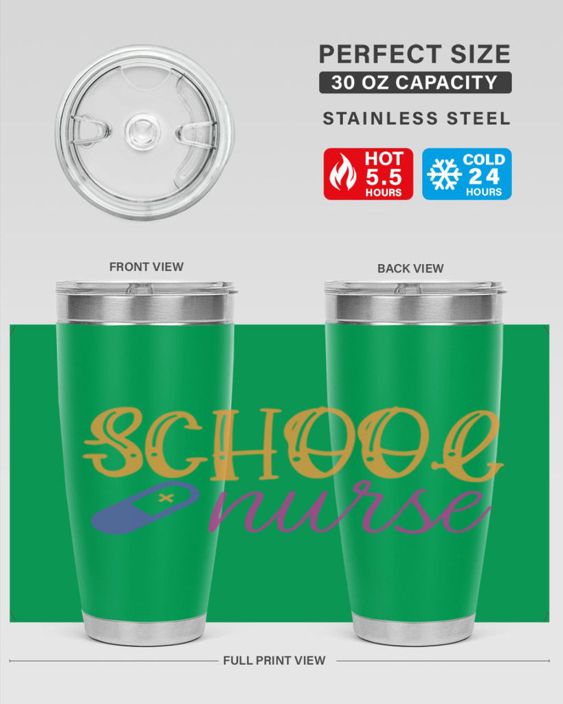 school nurse Style Style 48#- nurse- tumbler