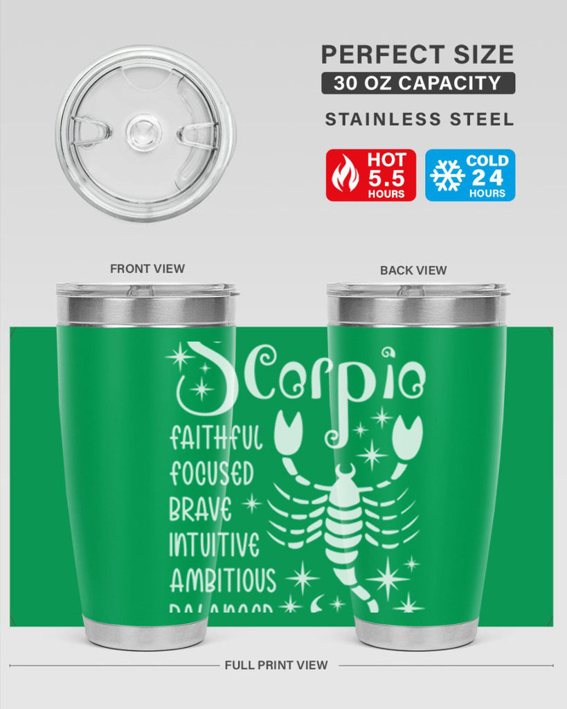 scorpio 435#- zodiac- Tumbler