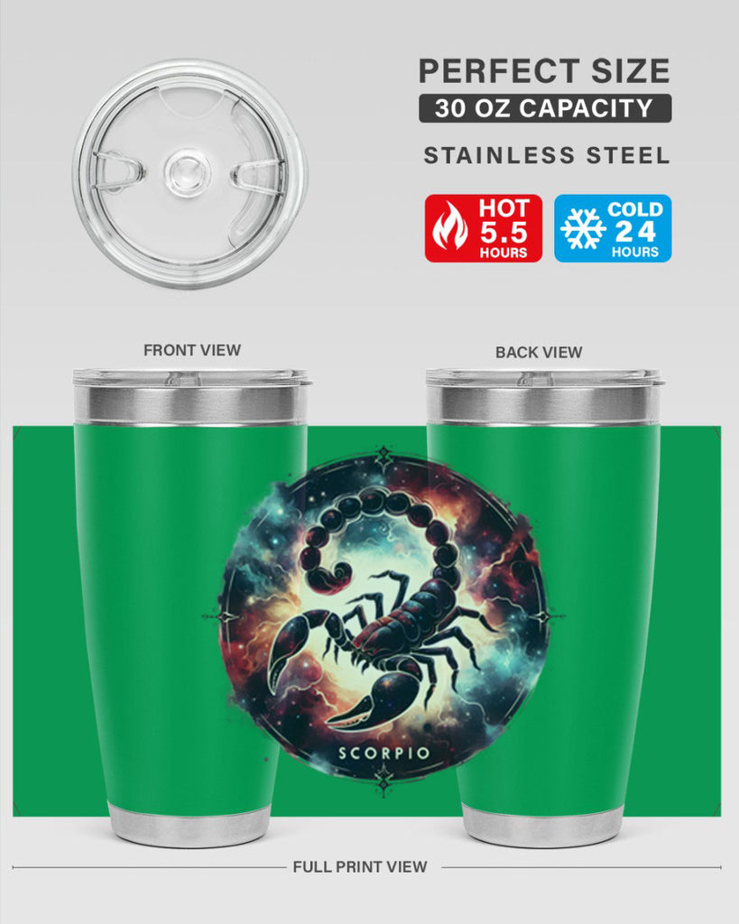 scorpio 460#- zodiac- Tumbler