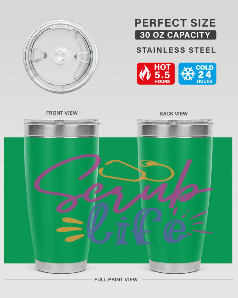 scrub life Style Style 43#- nurse- tumbler