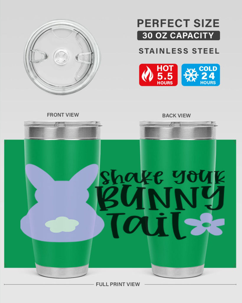 shake your bunny tail 12#- easter- Tumbler