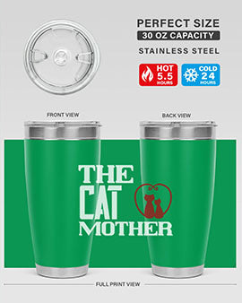 the cat mother Style 117#- cat- Tumbler
