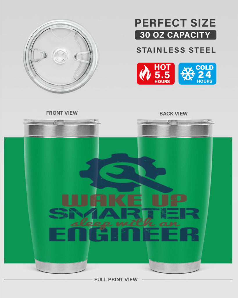 wake up smarter sleep with an engineer Style 31#- engineer- tumbler