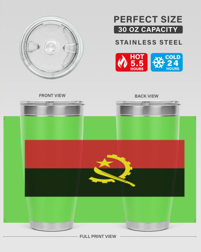 Angola 193#- world flags- Tumbler