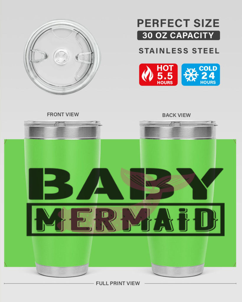 Baby mermaid 29#- mermaid- Tumbler
