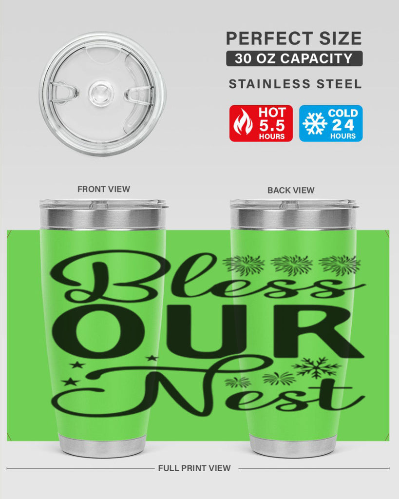 Bless Our Nest 51#- spring- Tumbler