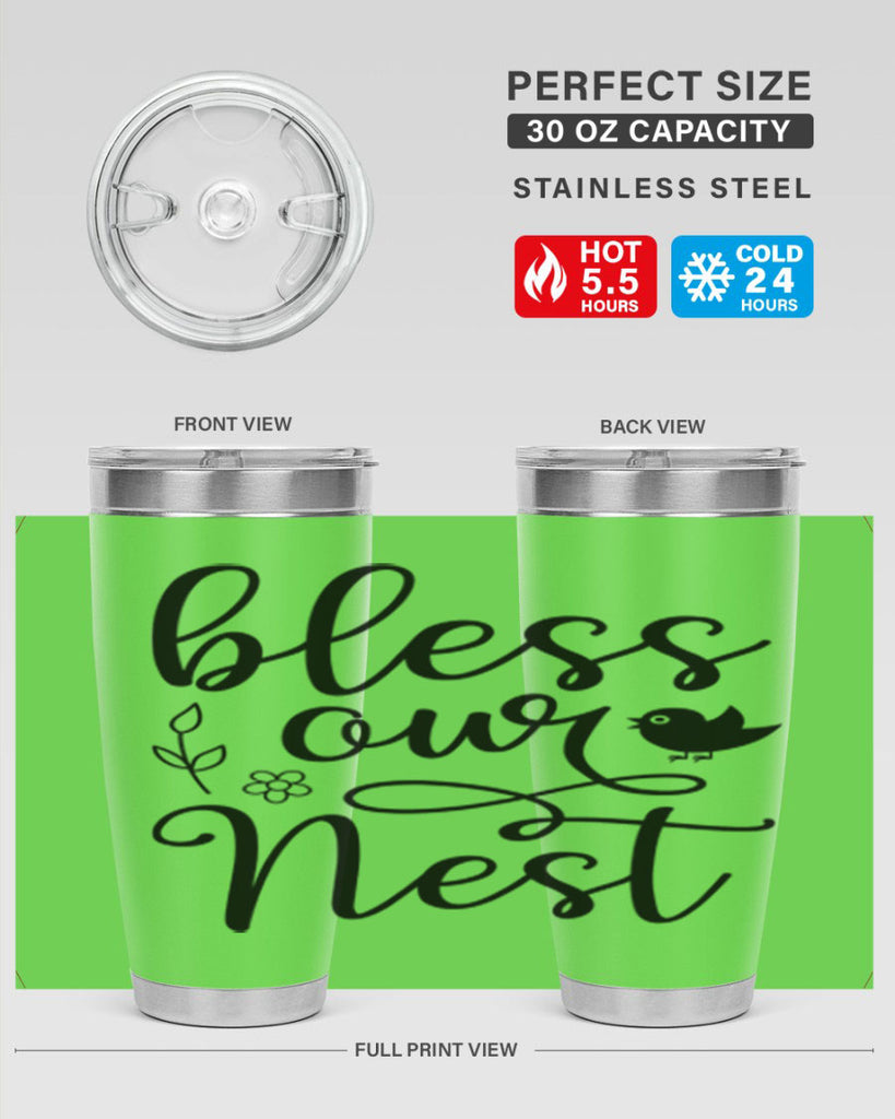 Bless our nest  68#- spring- Tumbler