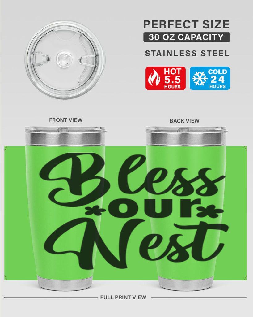 Bless our nest  design 70#- spring- Tumbler