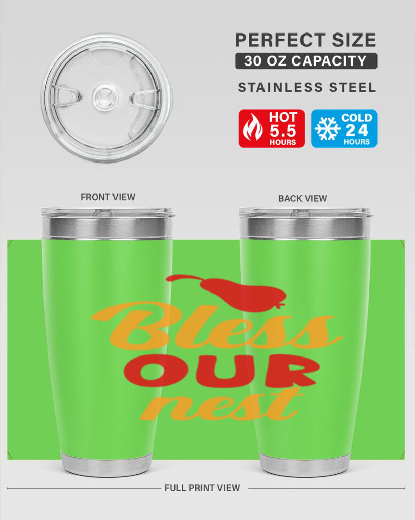 Bless our nest 53#- spring- Tumbler