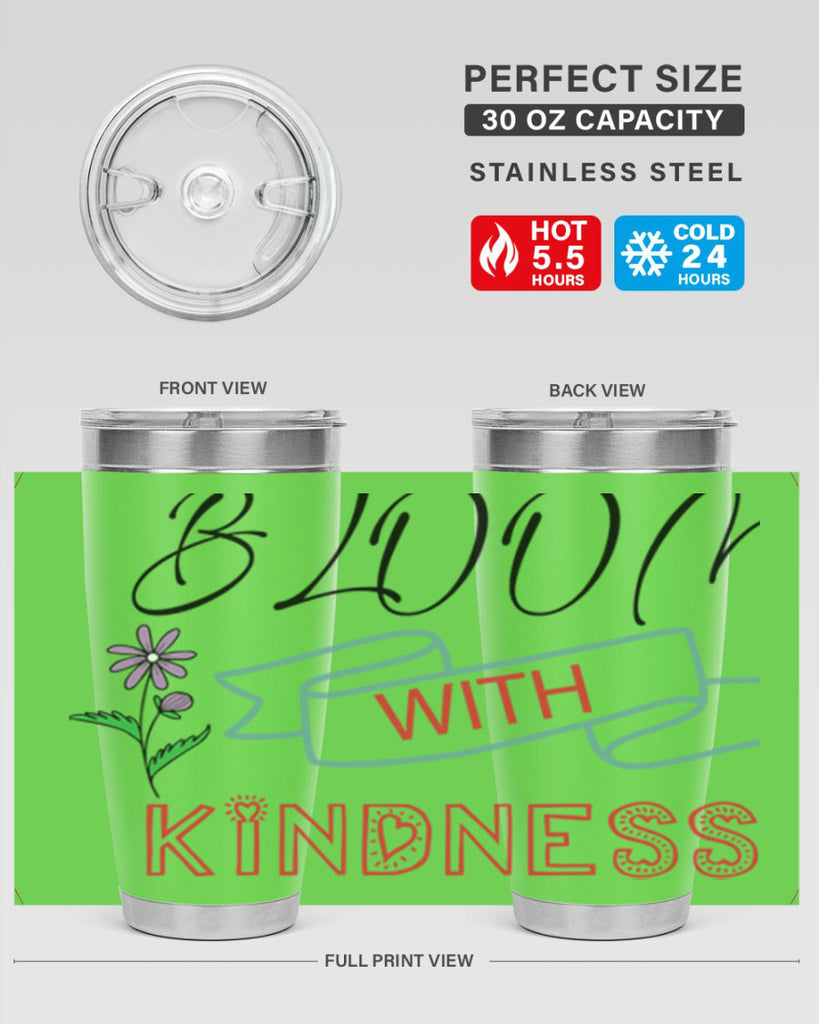 Bloom with kindness  91#- spring- Tumbler