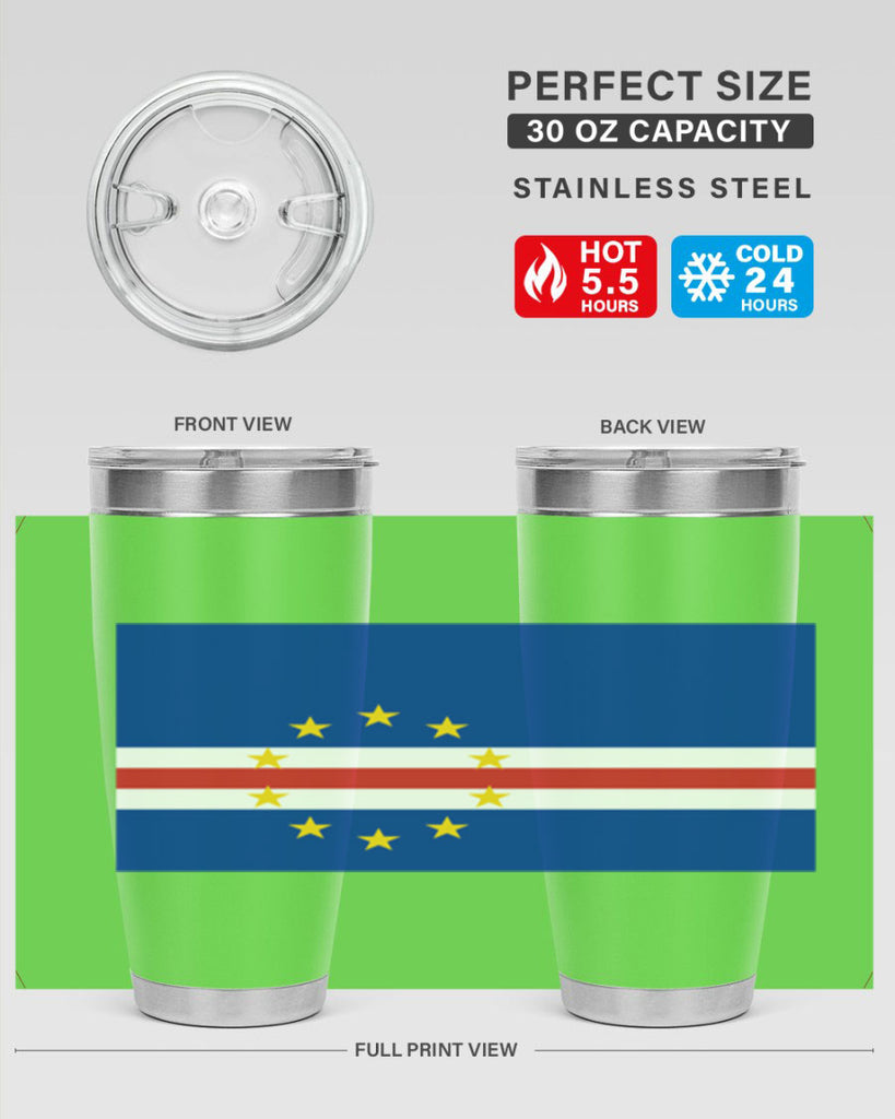 Cabo Verde 169#- world flags- Tumbler