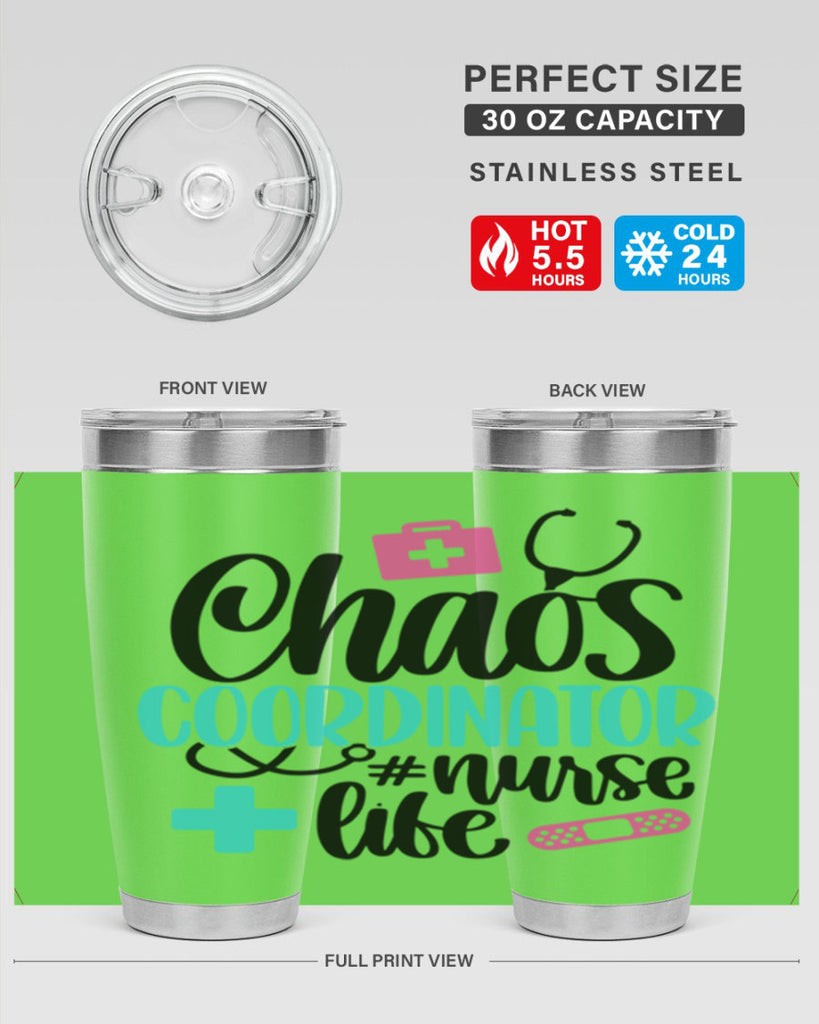 Chaos Coordinator Nurse Life Style Style 214#- nurse- tumbler
