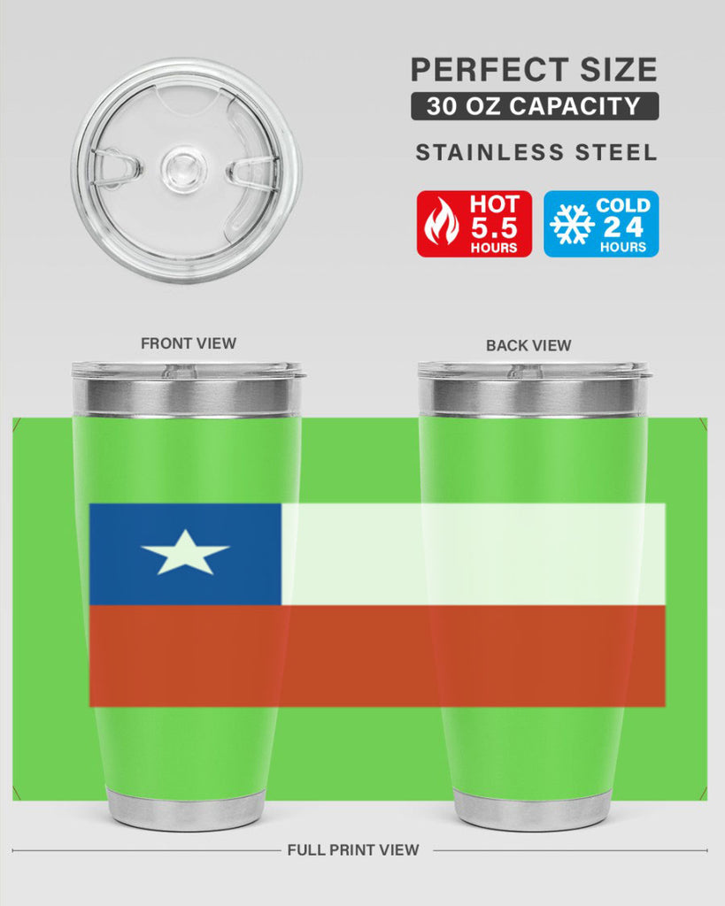 Chile 163#- world flags- Tumbler