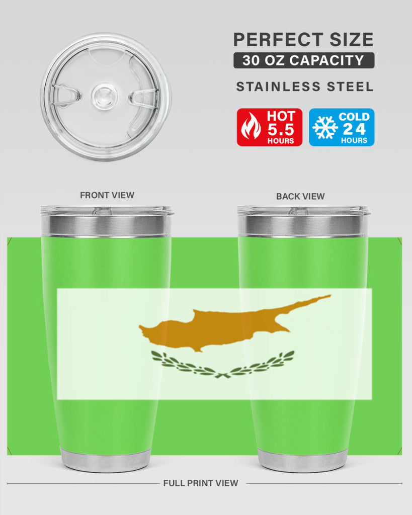 Cyprus 153#- world flags- Tumbler