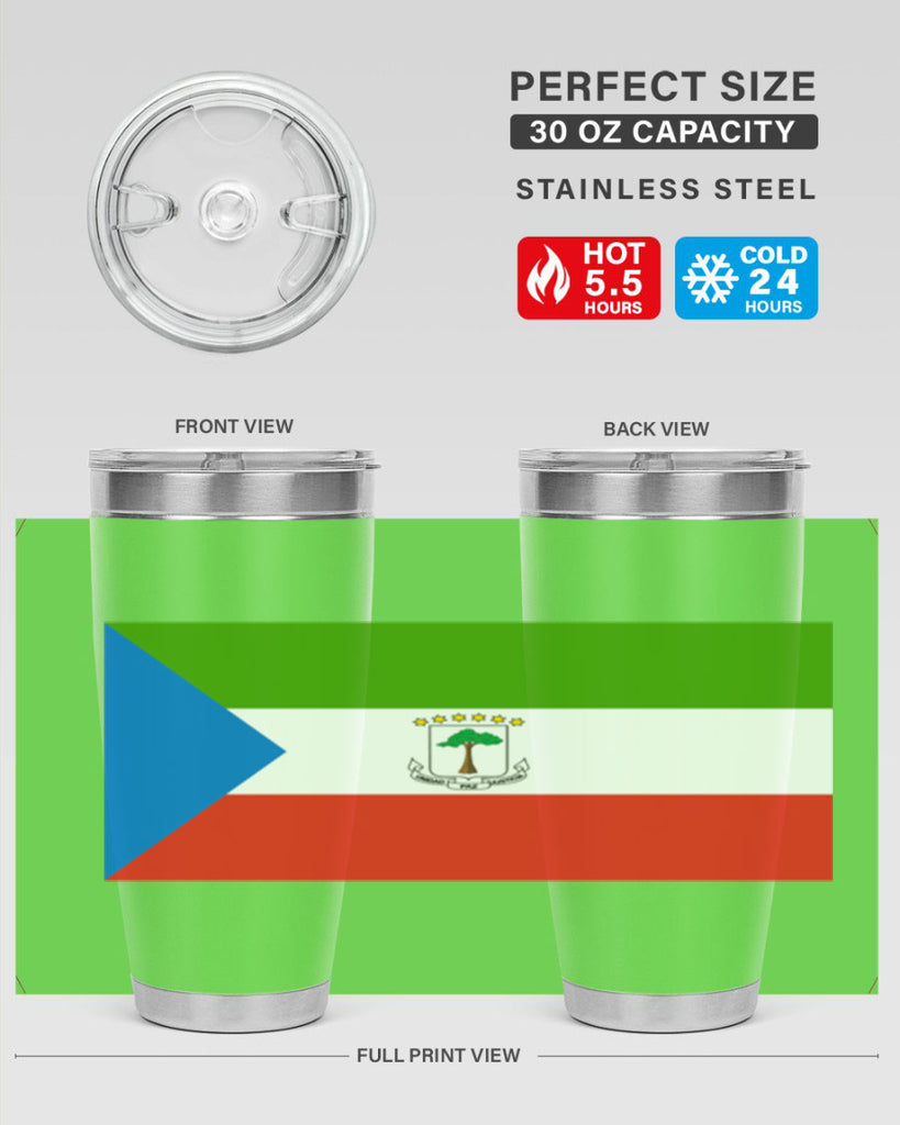 Equatorial Guinea 144#- world flags- Tumbler