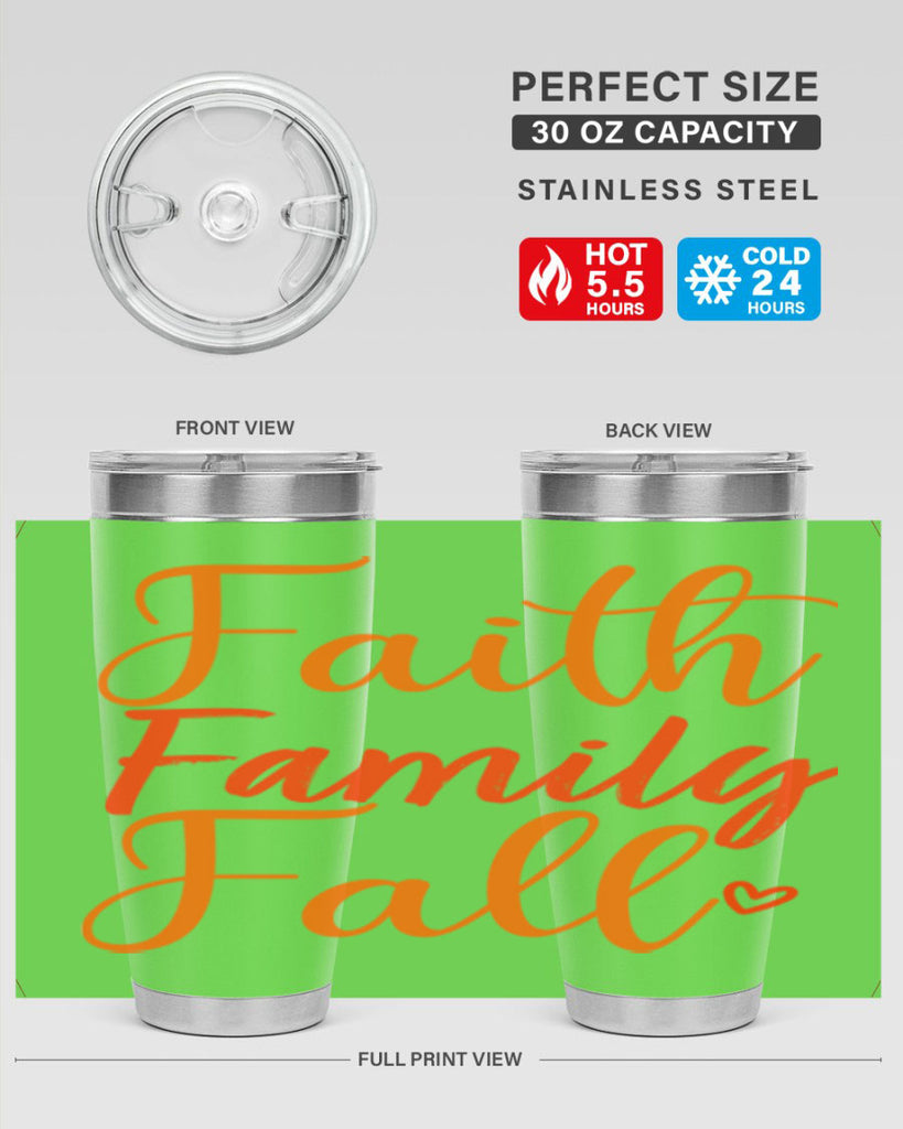 Faith Family Fall Design 81#- fall- Tumbler