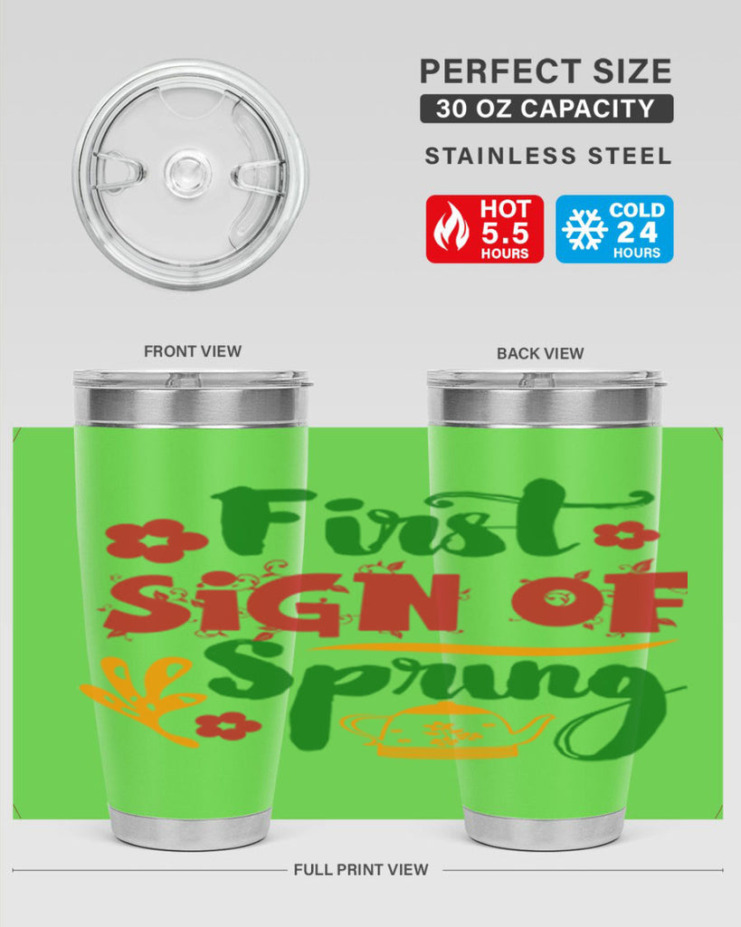 First Sign of Spring 139#- spring- Tumbler