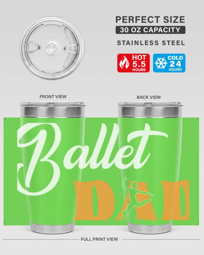 Fitted Dance Dad Ballet SVG Ballet 39#- ballet- Tumbler