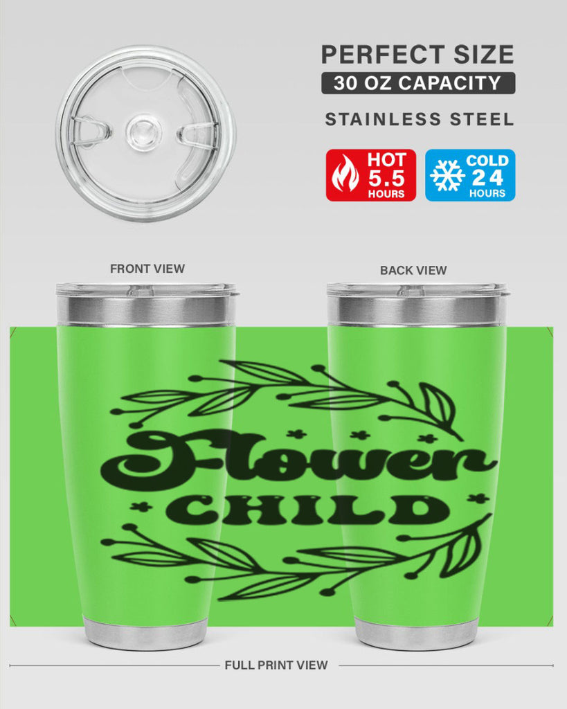 Flower child  141#- spring- Tumbler