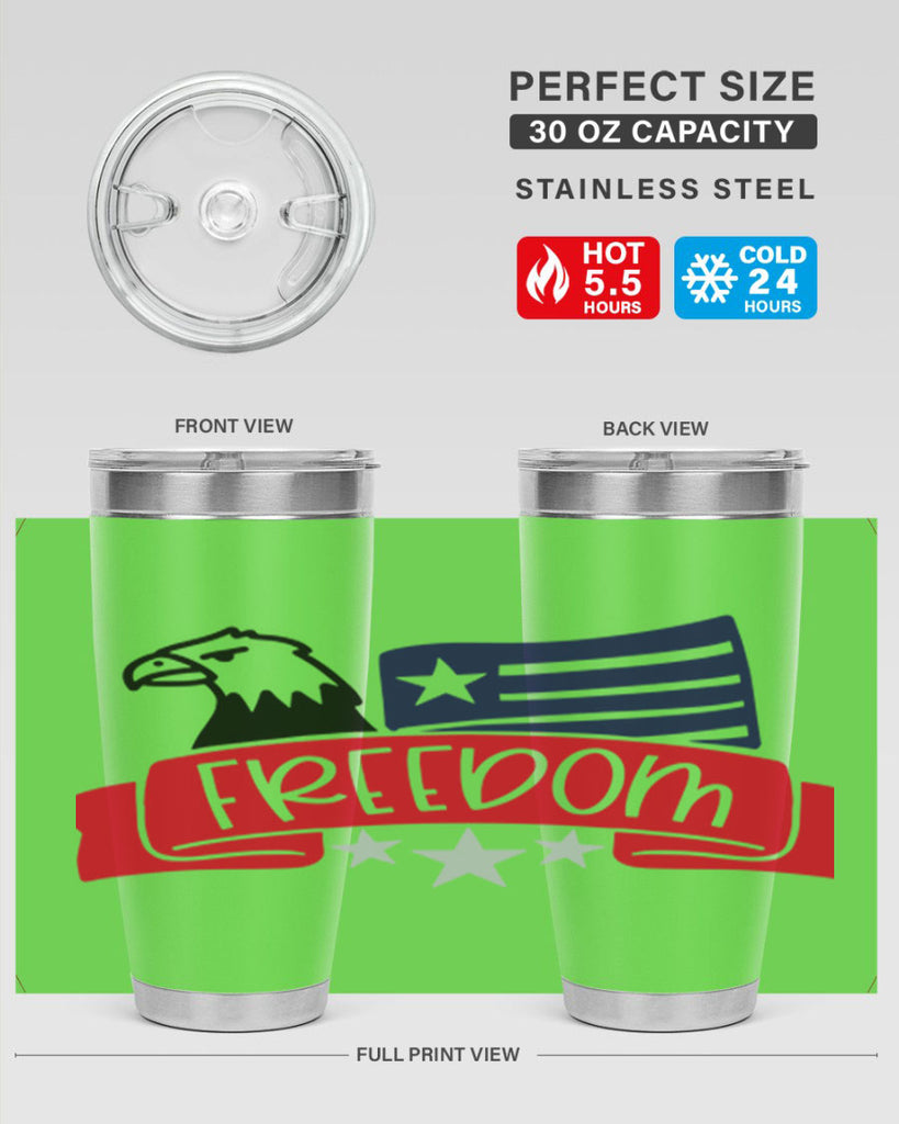 Freedom Style 147#- Fourt Of July- Tumbler