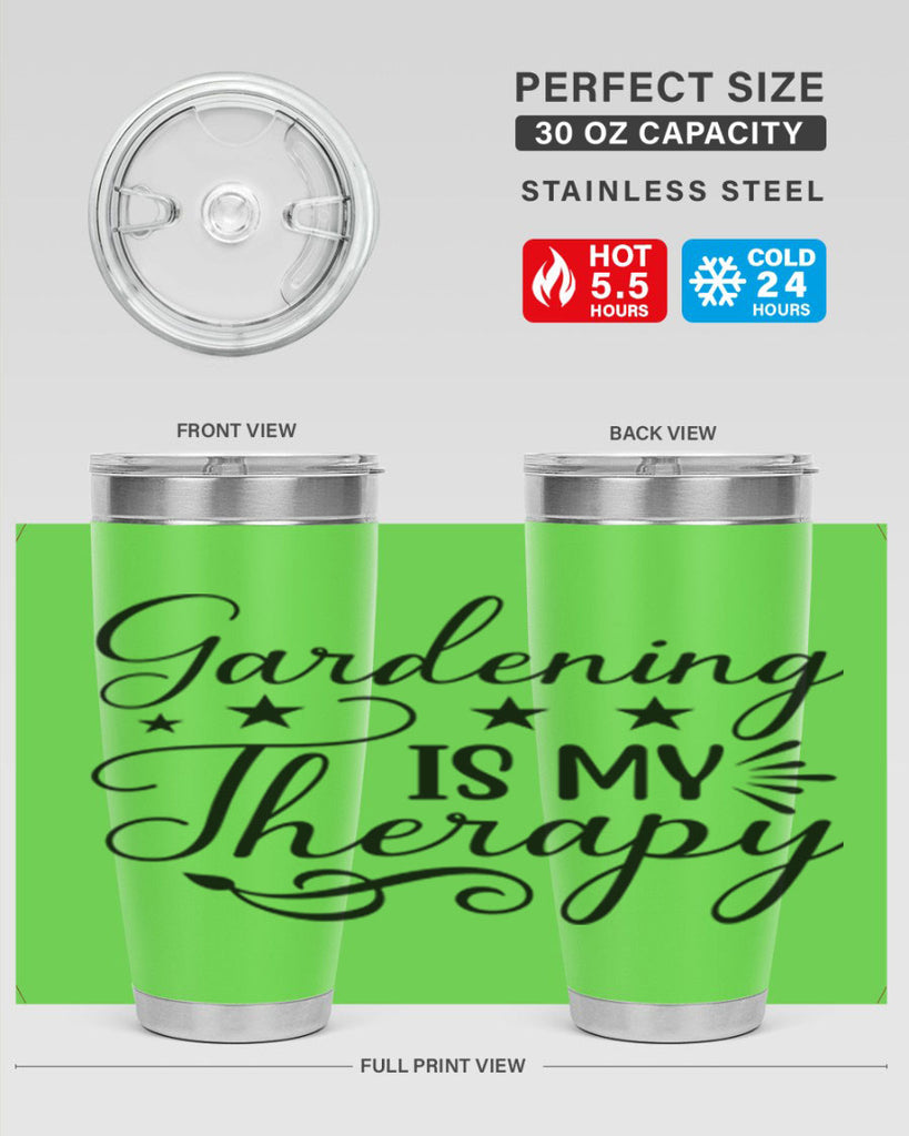 Gardening is My Therapy 145#- spring- Tumbler