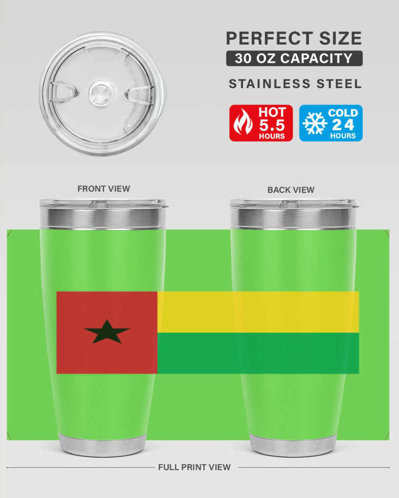 GuineaBissau 128#- world flags- Tumbler