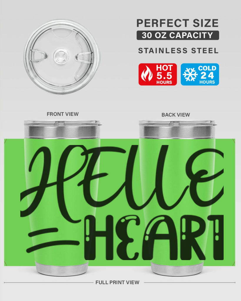 HELLO HEART  220#- spring- Tumbler