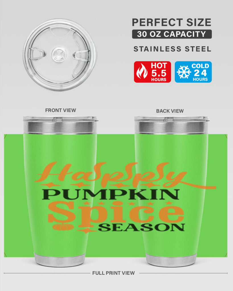 Happy Pumpkin Spice Season 245#- fall- Tumbler