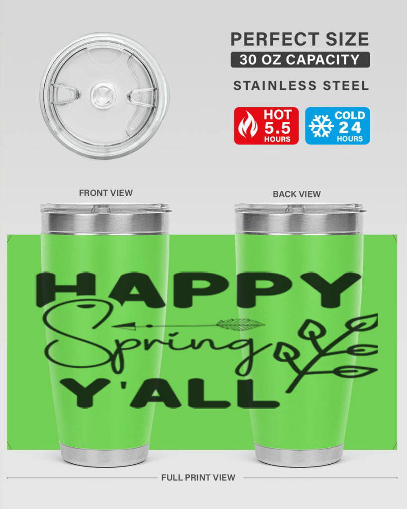 Happy Spring Yall 170#- spring- Tumbler