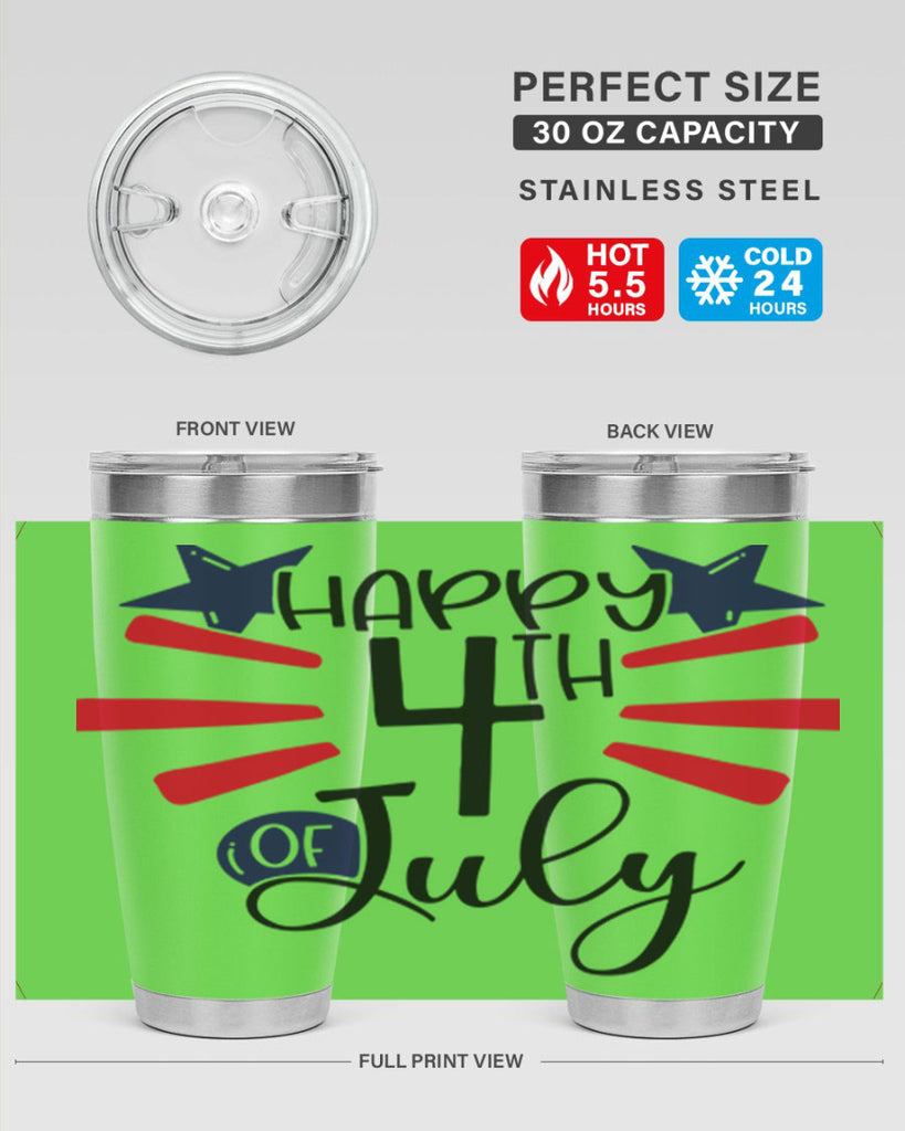 Happy th Of July Style 155#- Fourt Of July- Tumbler