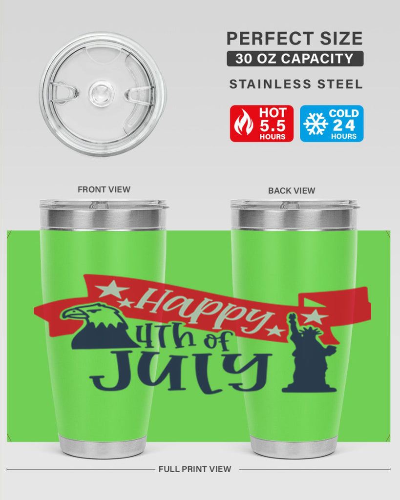 Happy th Of July Style 156#- Fourt Of July- Tumbler