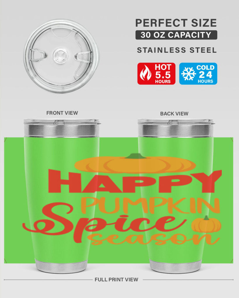 HappyPumpkinSpiceSeason 259#- fall- Tumbler