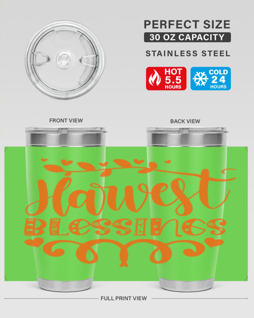 Harvest Blessings 266#- fall- Tumbler
