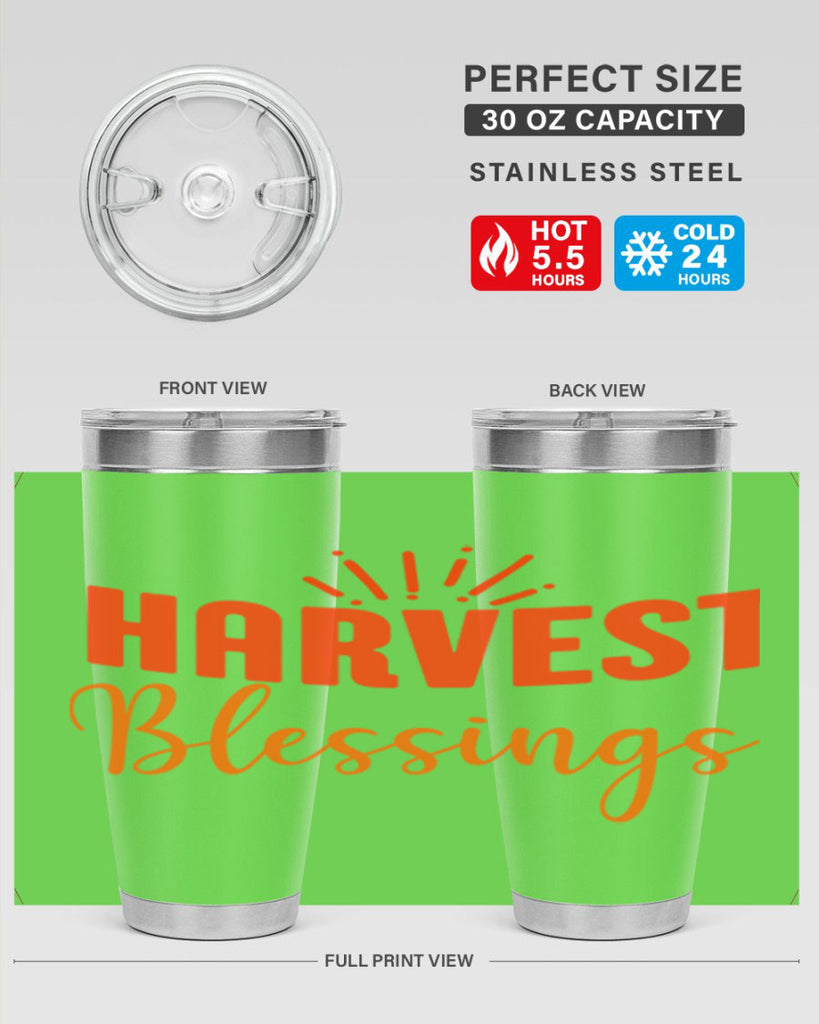 Harvest Blessings Design 264#- fall- Tumbler