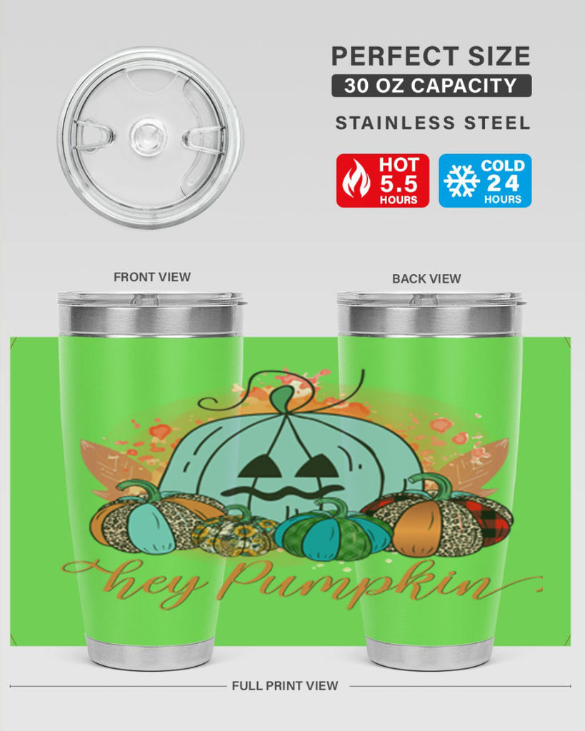 Hey Pumpkin 302#- fall- Tumbler