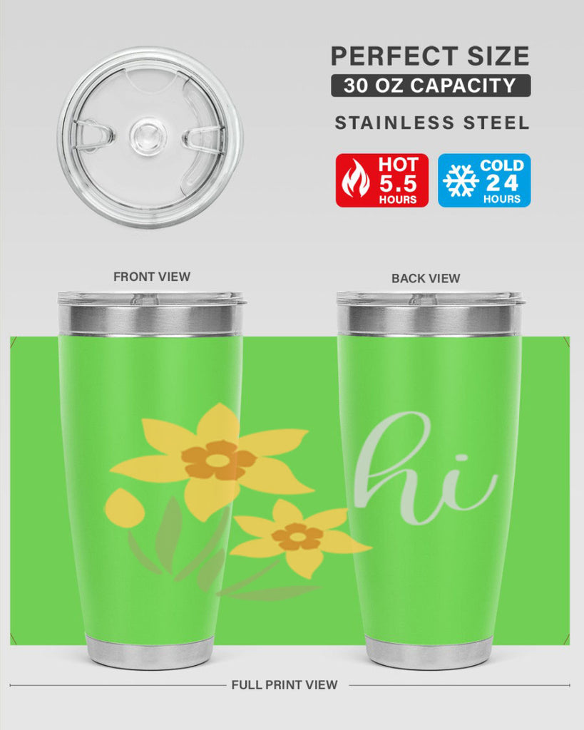 Hi daffodil flower236#- spring- Tumbler