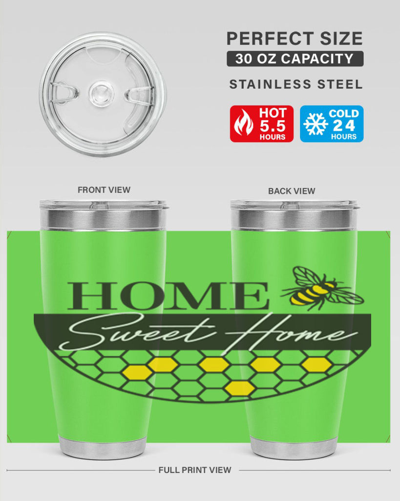 Home Sweet home bee and hive244#- spring- Tumbler