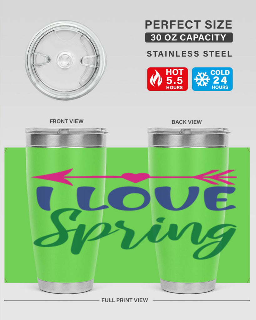 I Love Spring 272#- spring- Tumbler