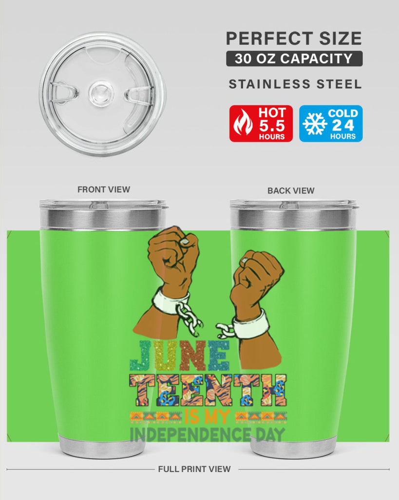 Juneteenth Is My Independence Day Png 29#- Juneteenth- tumbler